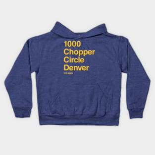 Denver Nuggets Basketball Arena Kids Hoodie